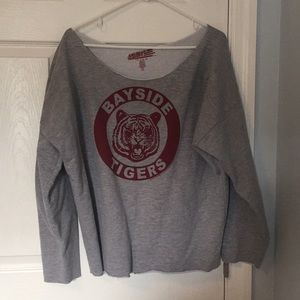 Bayside Tigers Wide Neck Sweatshirt